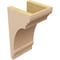 Ekena Millwork 6"W x 6"D x 12"H Wide Hughes Rough Cedar Woodgrain TimberThane Corbel, Primed Tan CORUR06X06X12HUGRCPR - alternate 6